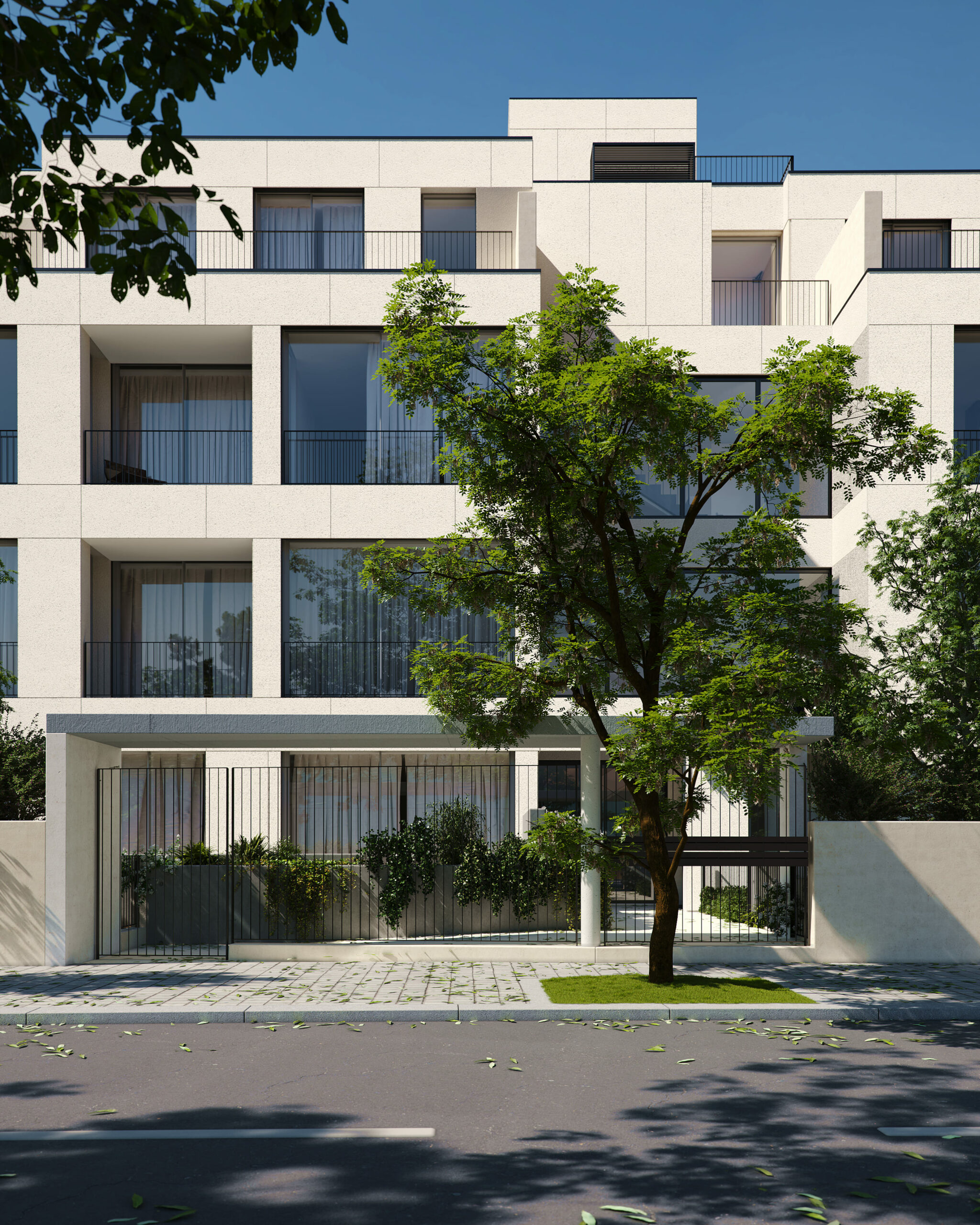 Pedras Brancas - Residence I // Entrada + Portão